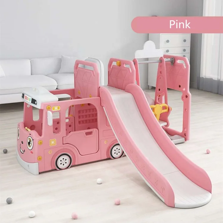 Combinação de escorregador de jardim de infância para casa interna balanço de brinquedo de plástico para crianças balanço deslizante interno para crianças