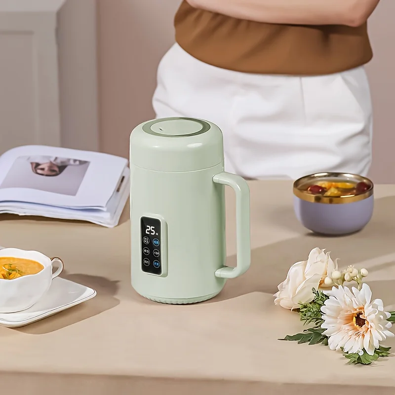 Portable soup congee electric cooking health pot, small smart home with stew cup,  mini convenient cooking