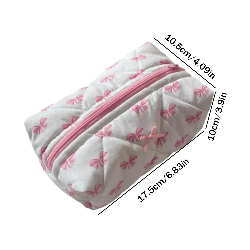 Novo saco de armazenamento de arco viagem portátil saco de cosméticos armazenamento pequeno saco organizador de maquiagem das meninas portátil pequeno arco bolsa de maquiagem