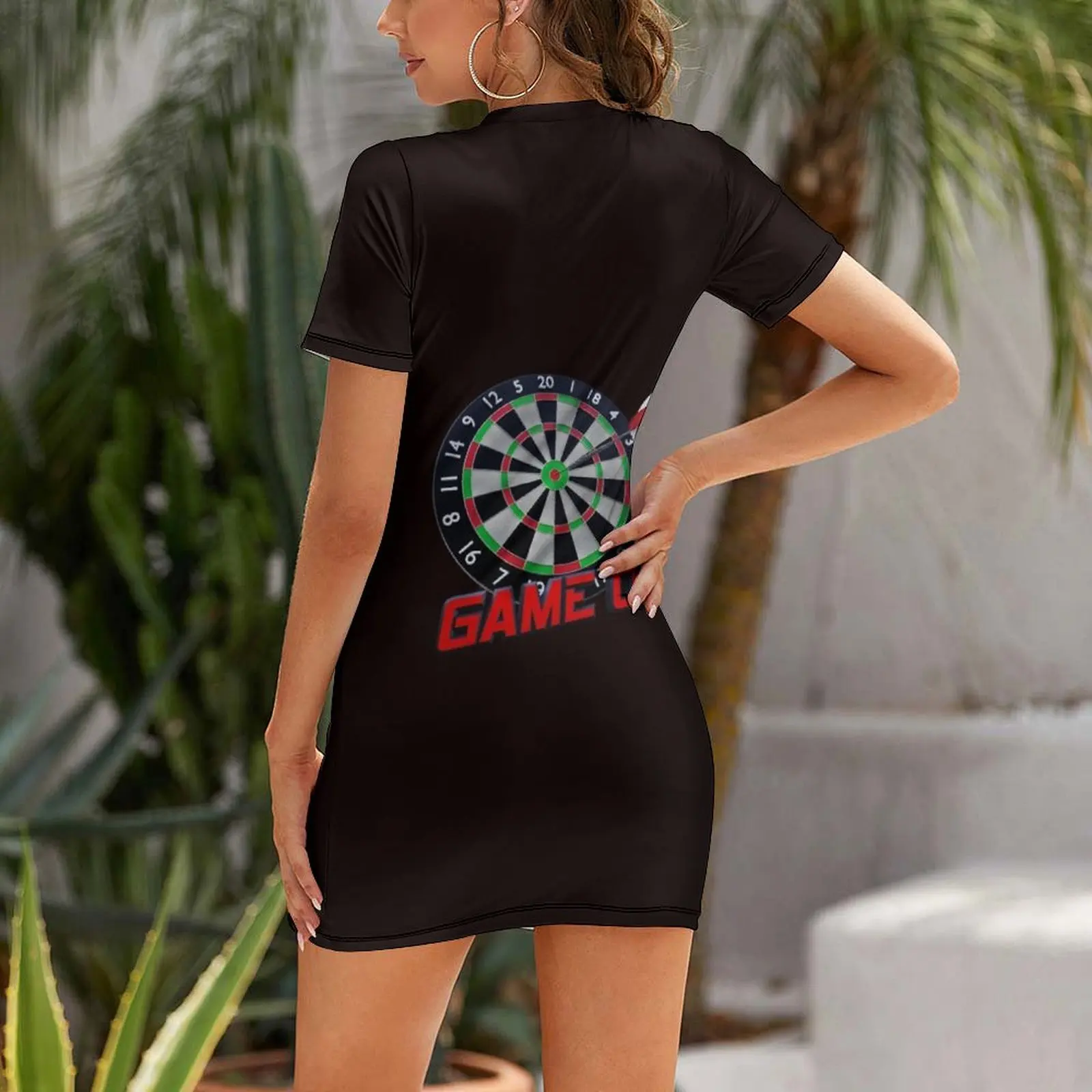 Dartboard - Game on Short Sleeved Dress dresses for official occasions party dresses women Dress