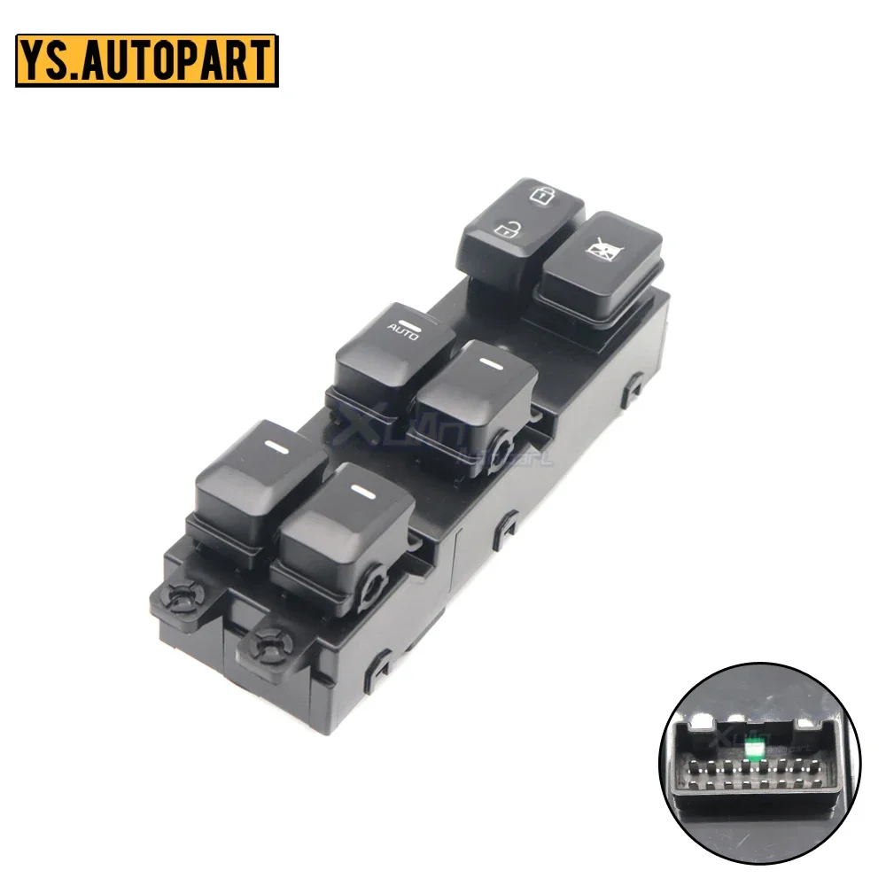 NEW 16 Pins Electric Power Master Window Control Switch Button Lock for Kia Picanto 2011 2012 2013 2014 2015 16 93570-1Y200