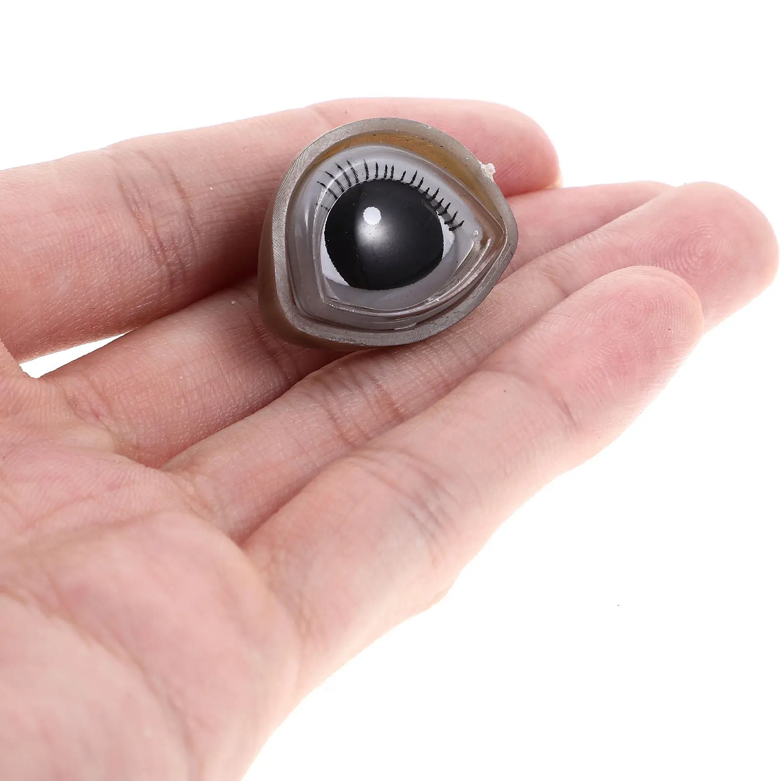 

20Pcs Gray Triangle Eye Accessories DIY Craft Supplies Sewing Puppets Safety Eyes for Crochet Stuffed Animal Handmade Decoration