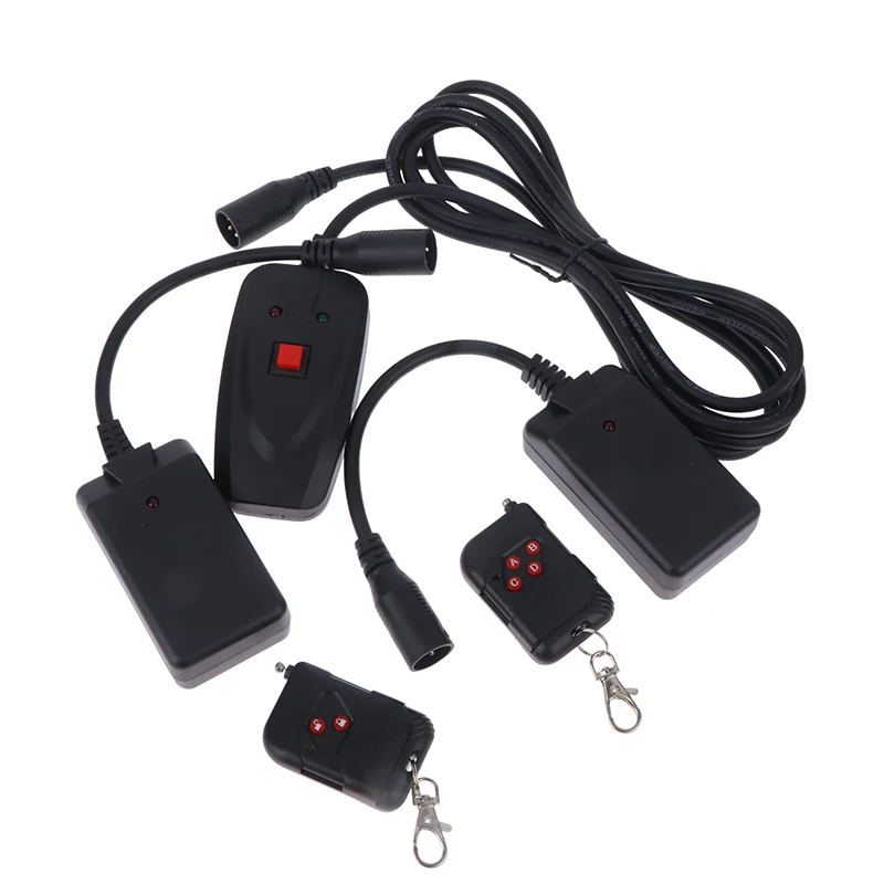 3 دبابيس استقبال لاسلكي للتحكم عن بعد لآلة الضباب الدخاني التحكم عن بعد استبدال جزء وحدة تحكم المرحلة