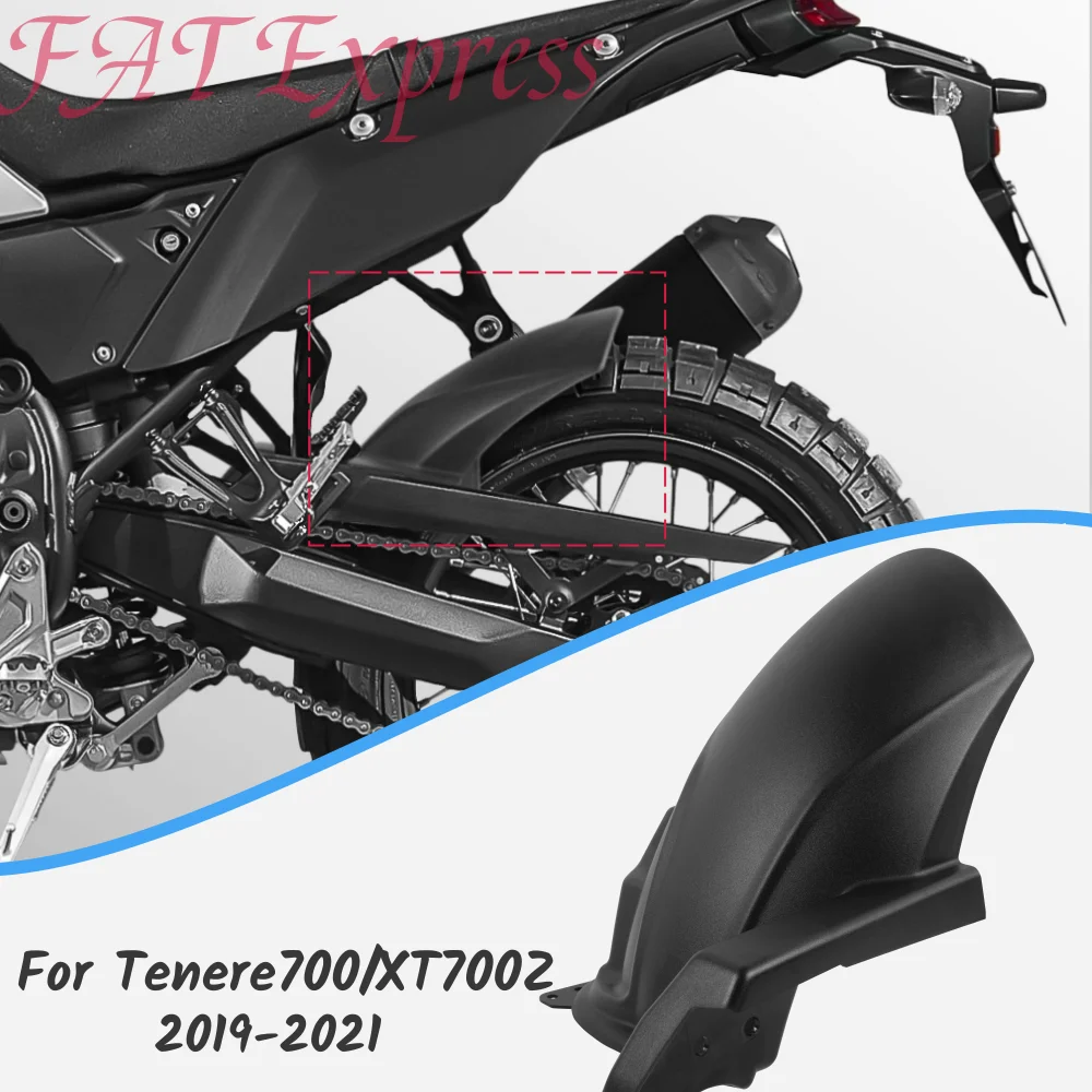 

For Yamaha Tenere700 Tenere 700 XT700Z 2019-2022 2021 2020 Mudguard Fender Splash Guard Motorcycle Tire Hugger Mud Guard Cover