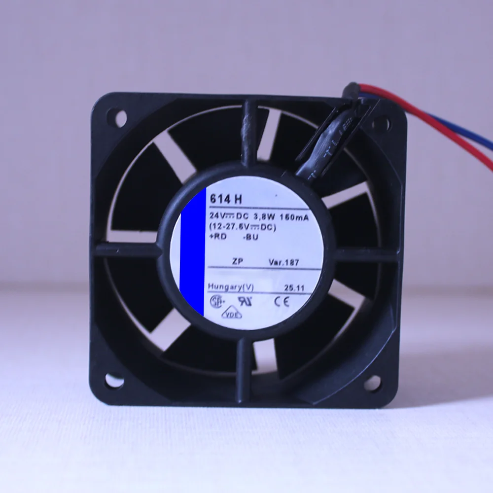 

ORIGINAL 614H 24VDC 3.8W 6025 60*60*25mm NEW COOLING FAN