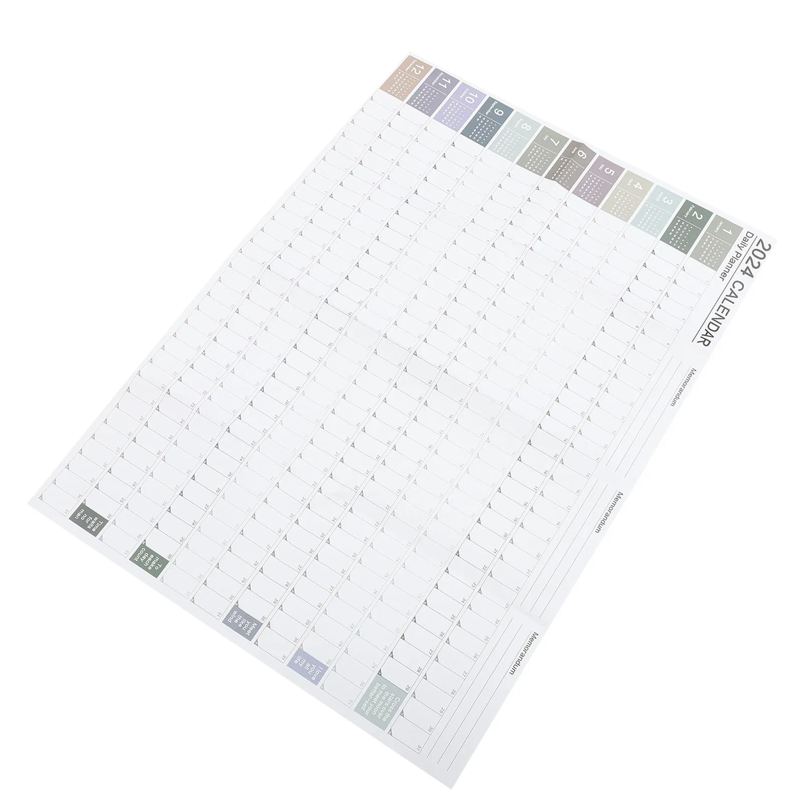 

Набор из 1-го комплекта настенных календарей: легкий, прочный, ежемесячный, отрывной, ежегодный планировщик для дома и офиса, для ежедневного расписания и заметок