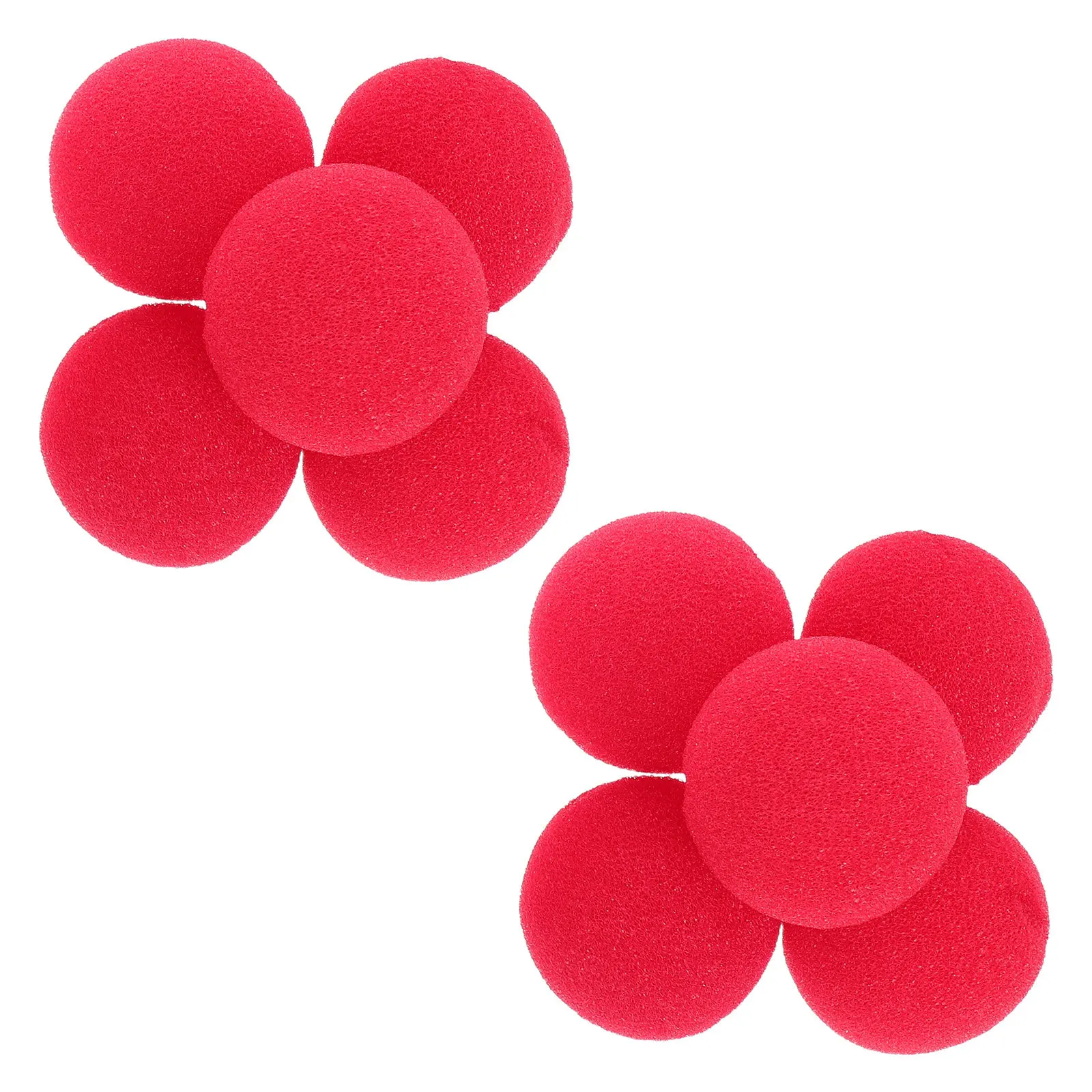 Red Clown Nose Accessory for Party Decor Carnival Costume Performance Prop Christmas Decoration Fun Gift Unisex