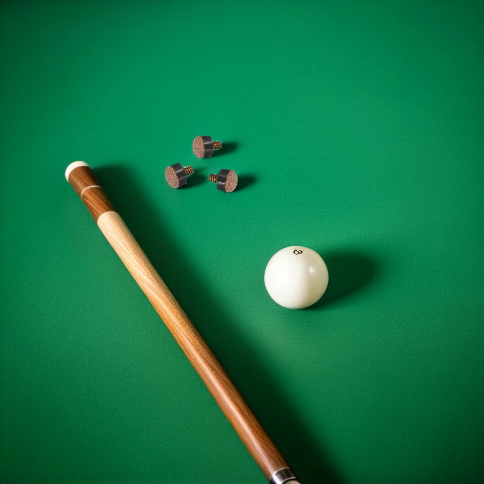 10Pcs 11mm Screw on Billiard Cue Tips Durable Threaded Design Slippage Reduction Improved Gameplay Pool Cue Ends