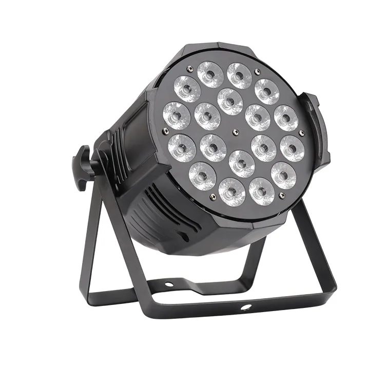 18 Par lights, 4-watt 4-in-1 Par lights, dyeing lights, wedding performances, bar sound-controlled LED flashes, stage lighting
