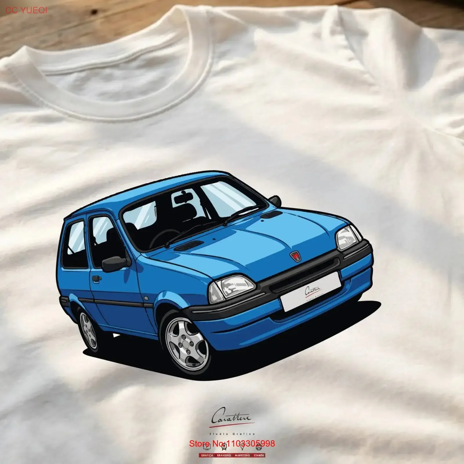 Camiseta AUSTIN ROVER METRO SERIES 100 BLUE CAR JERSEY, TODOS OS TAMANHOS, vintage, lavada, streetwear, unissex, casual, estilosa, confortável