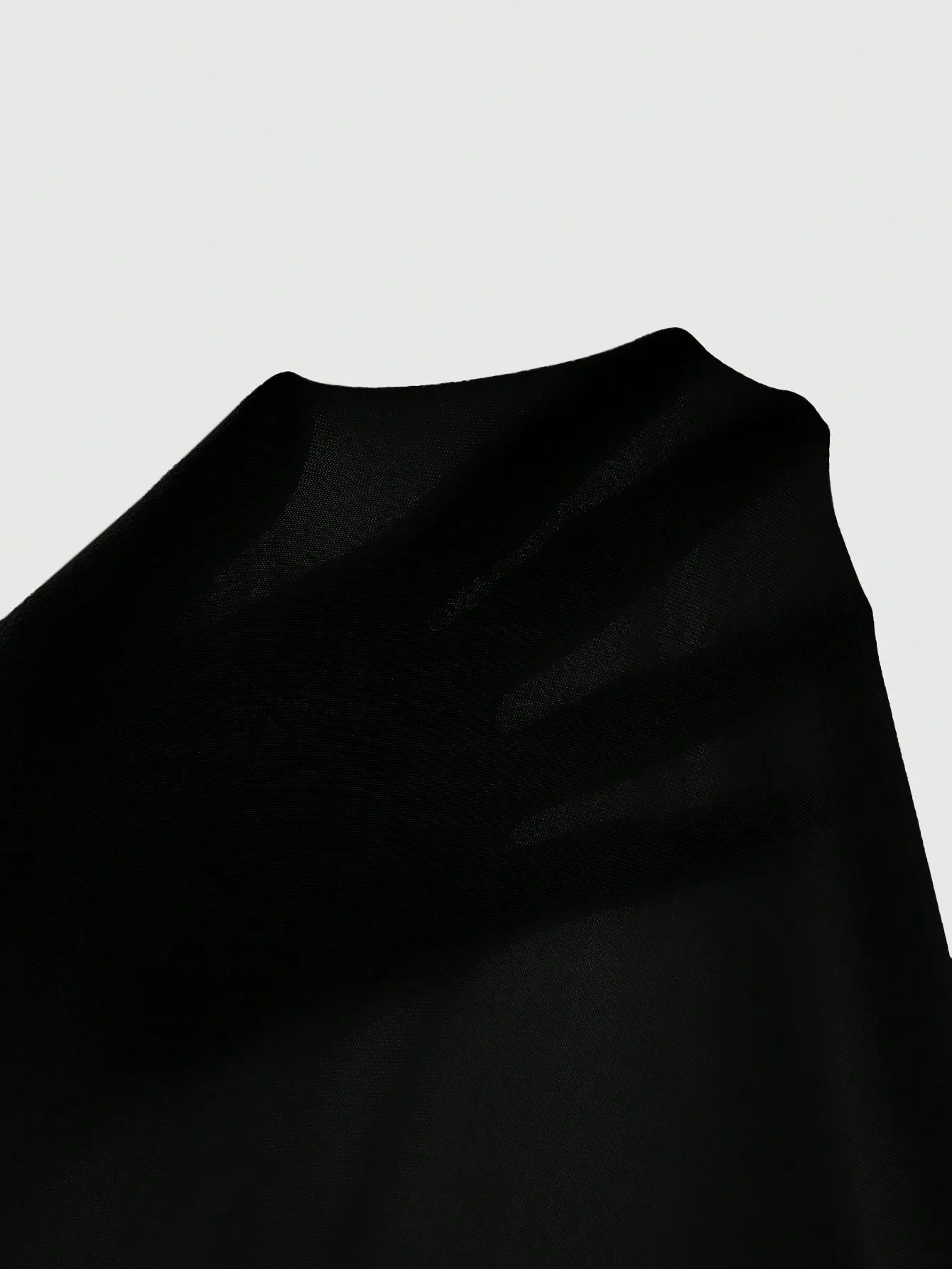 Minimalistisches Crop-Top mit quadratischem Ausschnitt und langen Ärmeln für Damen, weich, dehnbar, schmal geschnitten, gerafft, einfarbig, schlicht, elegant, zum Schichten, figurbetont, für den Alltag und die Straße – Detail 16