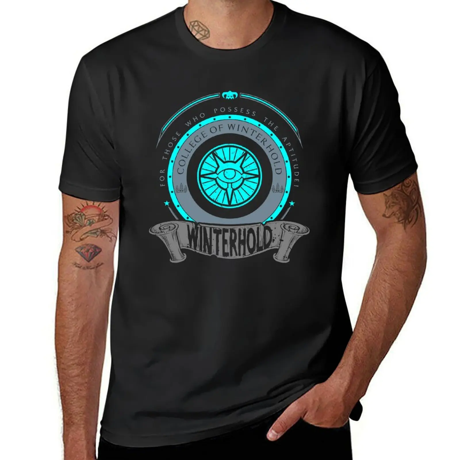 

College of Winterhold - Winterhold T-Shirt cotton man t-shirts oversized t shirt new edition mens big and tall t shirts