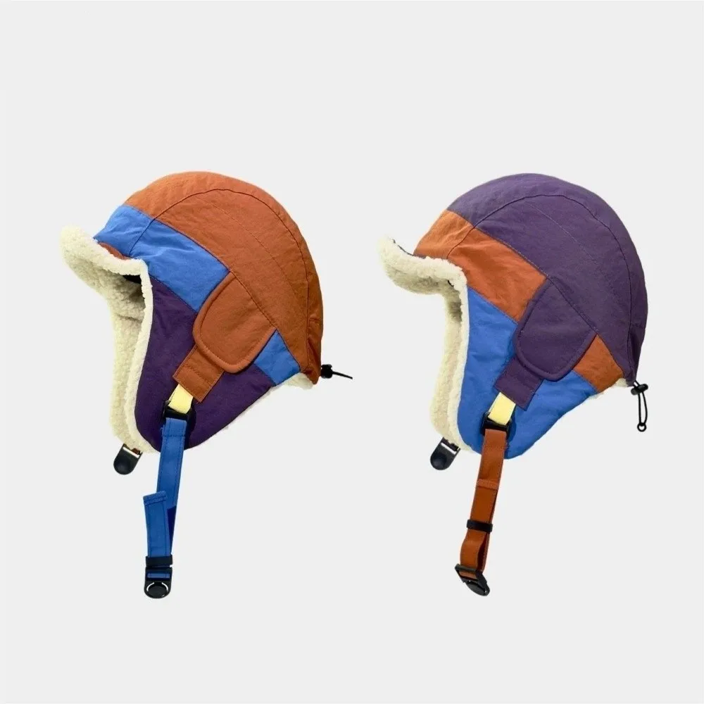 chapeu-bomber-retro-de-outono-inverno-com-patchwork-chapeu-lei-feng-acolchoado-e-quente-protecao-para-as-orelhas-a-prova-de-vento-chapeu-de-piloto-para-esqui-para-mulheres-e-homens