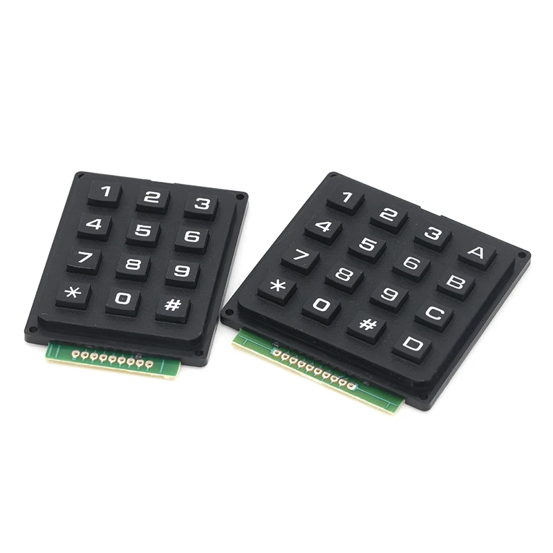 12 16 Key  4*4 4*3 Membrane Switch Keypad 4 x 4 4 x 3  Matrix Array Matrix keyboard membrane switch keypad for arduino