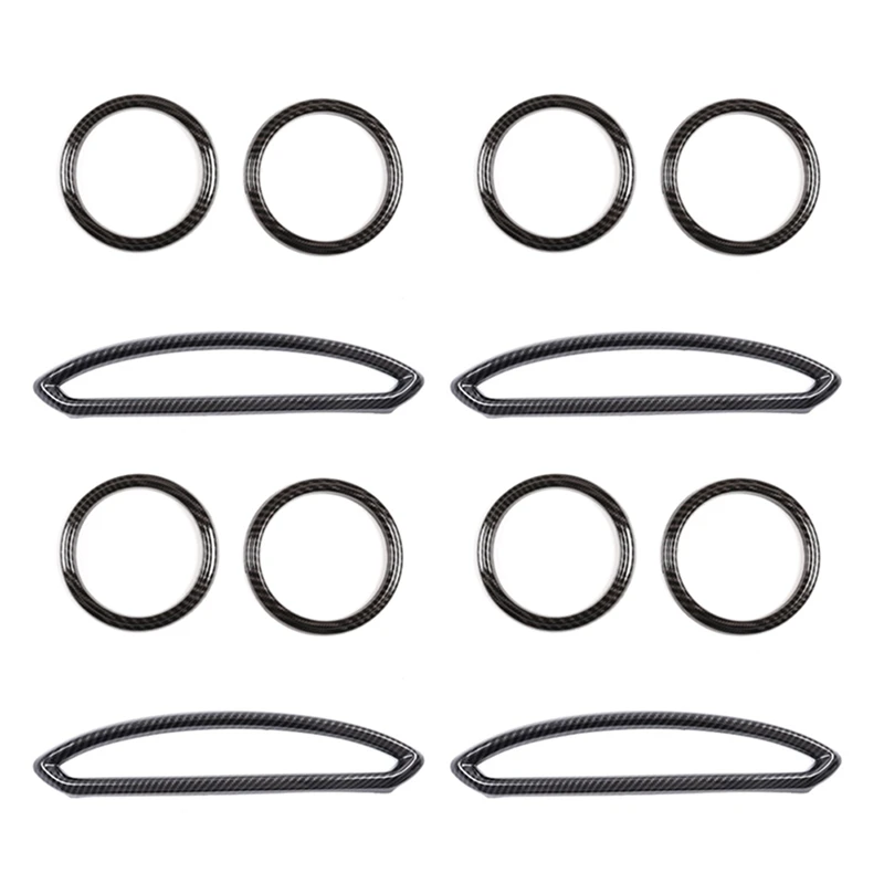 

4X Car Air Conditioning Outlet Frame Trim Strip For Toyota 86 Subaru BRZ 2012-2020 Interior Trim Accessories