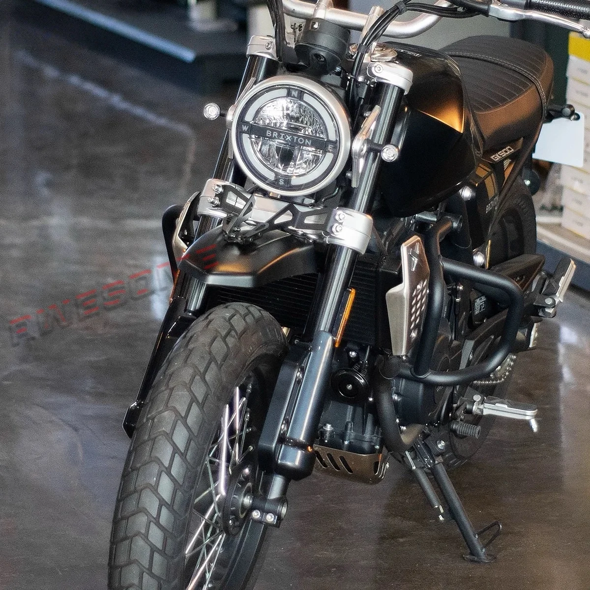 For Fit BRIXTON CROSSFIRE 500 Modified Headlight Cover And High-Level Mudguard For GK500 500 GK GK 500