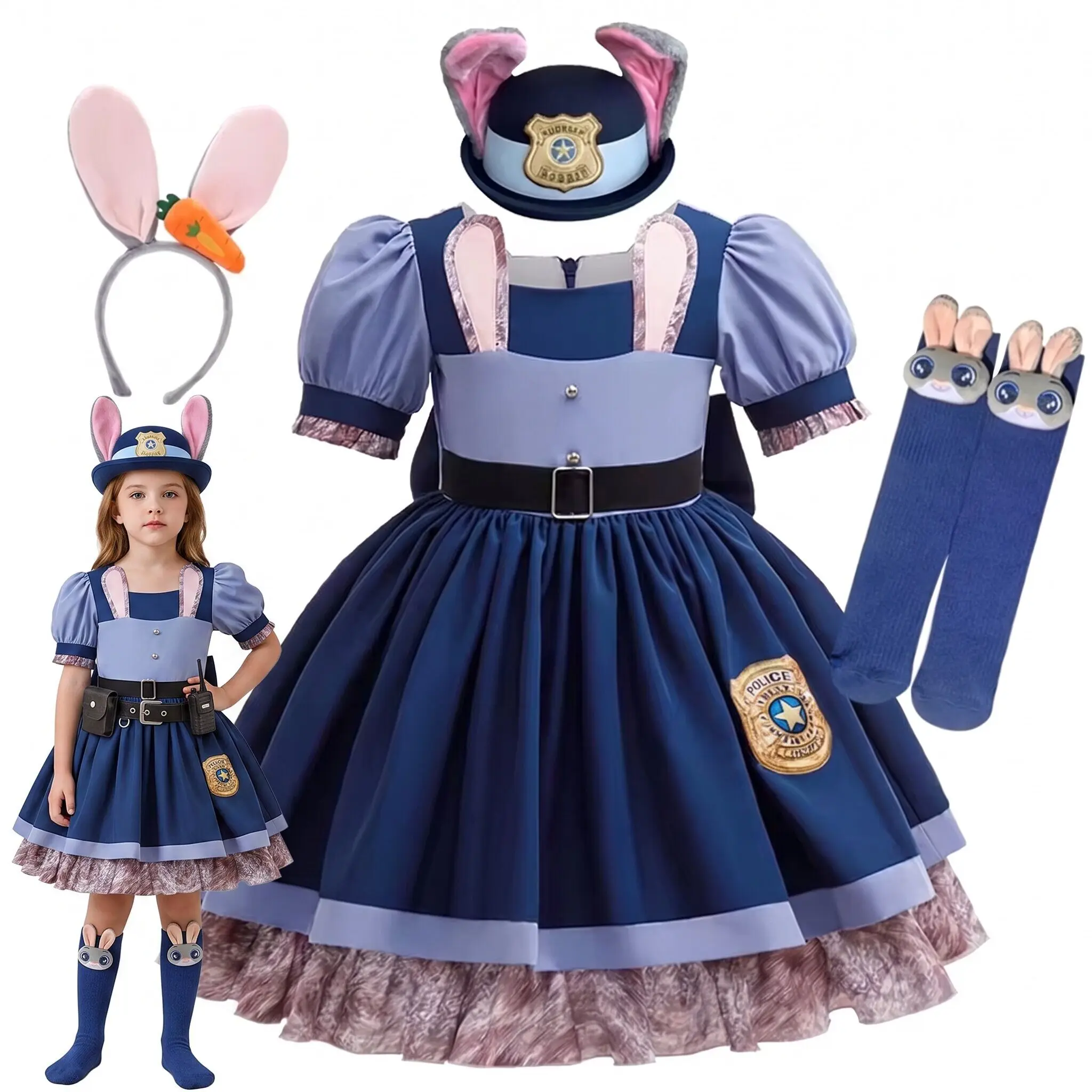 Girl Dress Cosplay New Moives Costume Halloween Cosplay Carnival Dress Up Performance Birthday Clothes