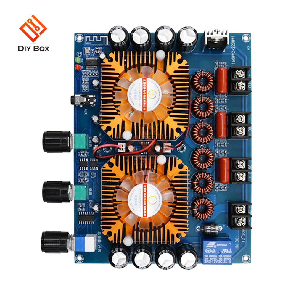 XH-A128 High Power Digital Power Amplifier Board TDA7498E 160WX2+220W Stereo 2.1 Channel Amplifier Module