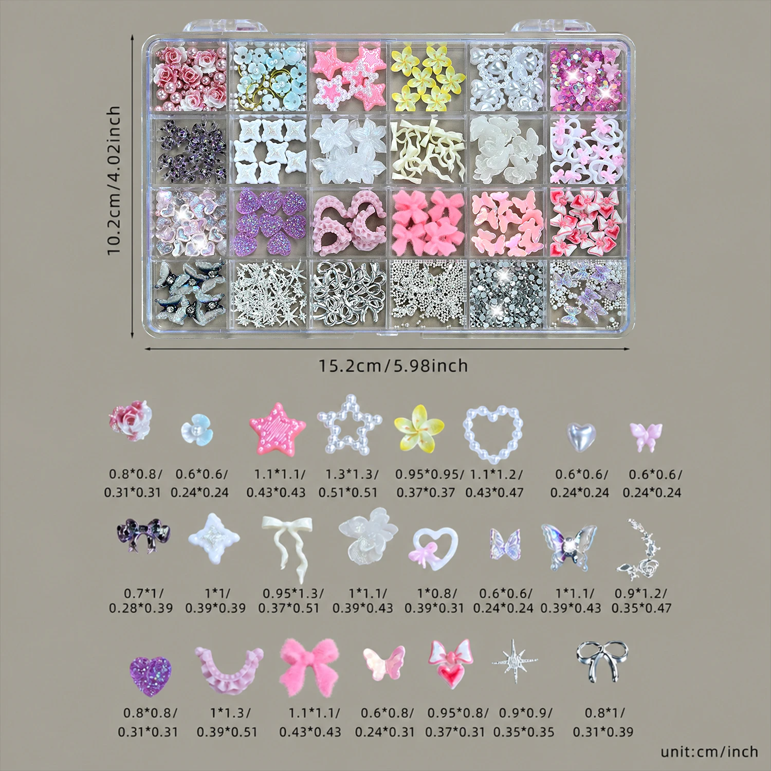 24 Griglie di fiocchi in resin - Resin Art Rose recensione e prezzo