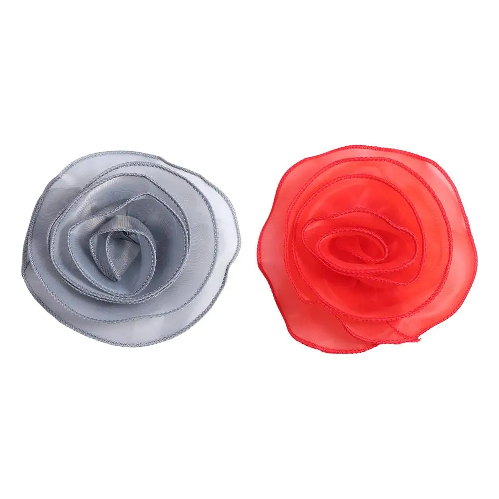 3D Multi-layer Organza Large Flower Patch Chest Flower Sewing DIY Handmade Wedding Dress Brooch Accessories - Image 2