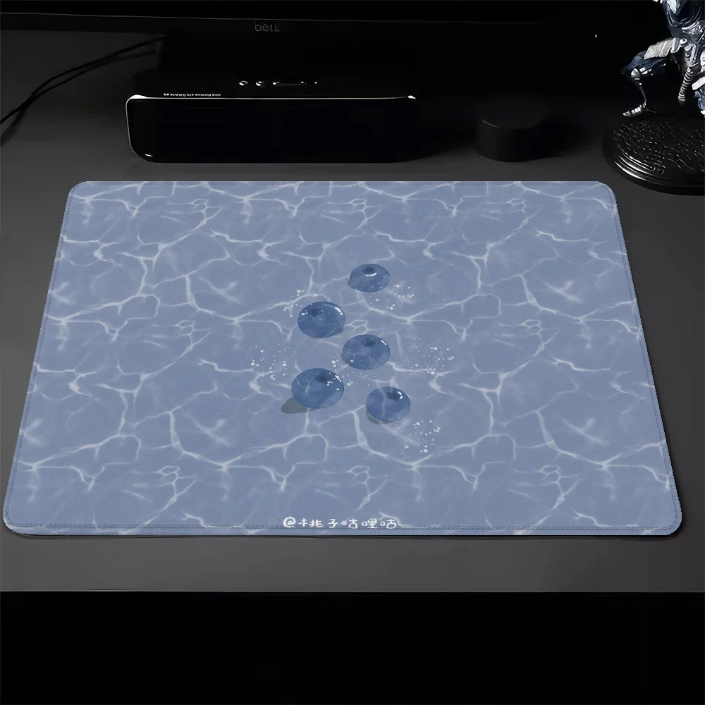 Gaming Mouse Pad Gamer Small Blueberry Rubber Mat Pc Accessories Deskmat Pad on the Table Mausepad Mousepad Mats Keyboard Mause