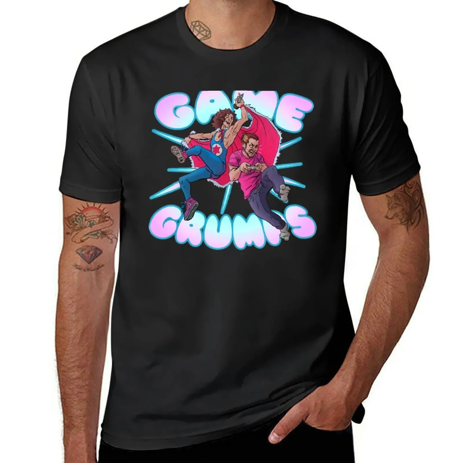 Game Grumps SHOUT T-Shirt tshirts personalised plus size tops vintage t shirts sweat black t shirts for men