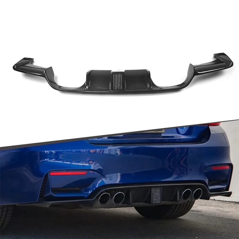 

Auto Body Kit Rear Bumper KS Style with LED Light Diffuser for BMWs F80 F82 M3 M4 2015+