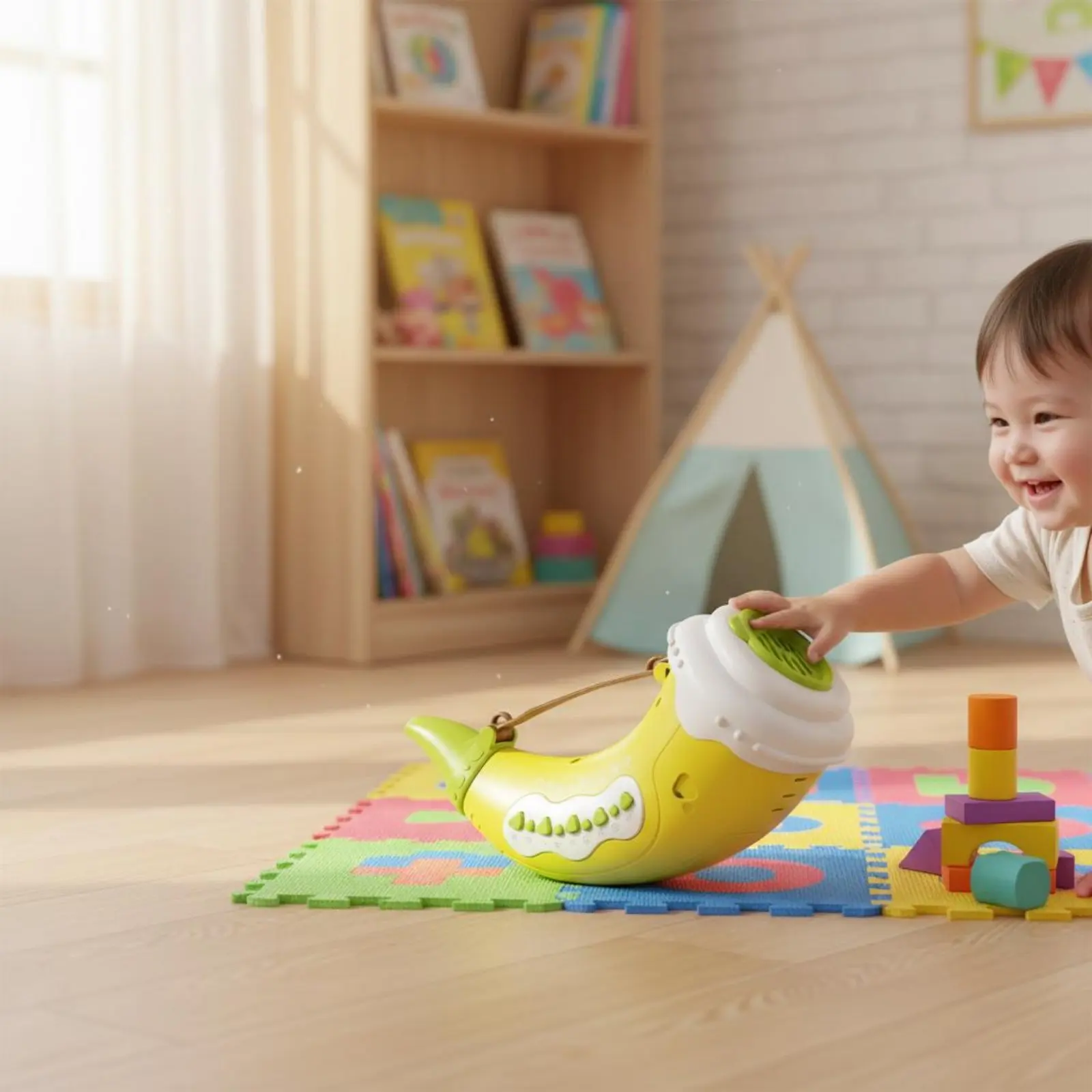 creature-sound-trumpet-easy-to-blow-kids-blower-toy-creature-whistle-bright-colors-children's-plaything-sleek-surface