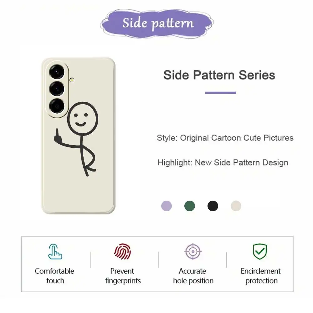 สไตล์การ์ตูนเคสโทรศัพท์ซิลิโคนสำหรับซัมซุงกาแล็คซี่ A56 A32 A23 A22 5G A32 A23 4G A55 A54 A53 A52 A51 A35 A34 A31 ฝาครอบ