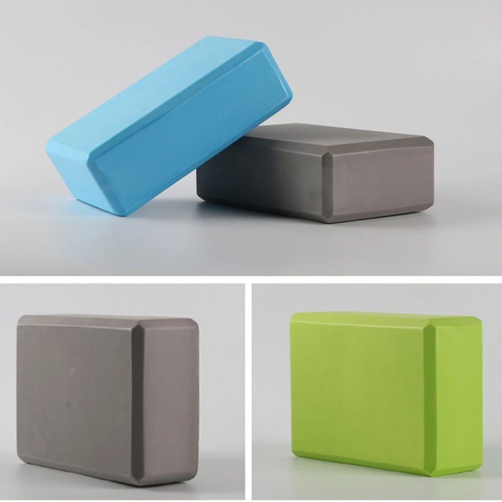 

2 pcs Yoga Blocks High Density EVA Foam Anti Skid Home Studio Use Durable Eco Friendly Lightweight Non Toxic Accessories