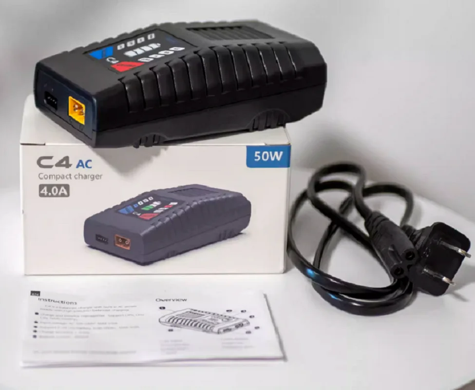 

ToolkitRC C4 50W Simple Balanced Charger LiPo LiHv LiFe 2-4S NiMh5-8S