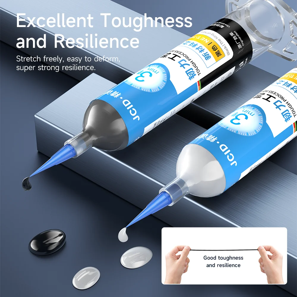 JCID TP Nano Repair Glue 10ml 30ml 3 Minutes Quick-Dry Fire-Resistant -16℃~62℃ for Mobile Phone Bezel Screen Glue Adhesive