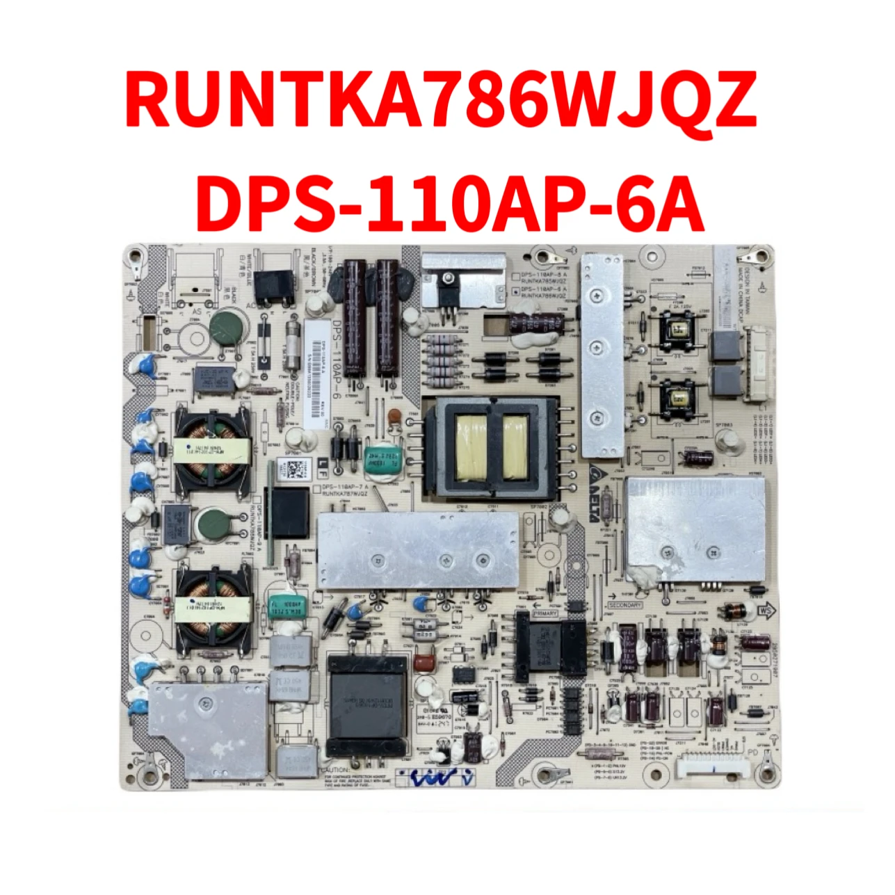 

Оригинальная плата питания для Sharp LCD-40LX730A RUNTKA786WJQZ DPS-110AP-6A