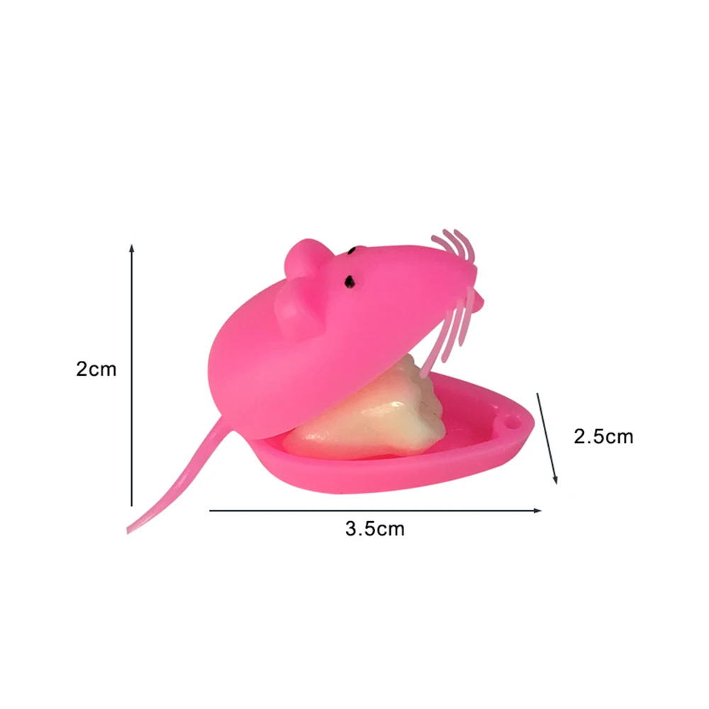 Lovely Tooth Fairy Box 50pcs Mouse Shape Teeth Storage Box Child\'s First Tooth Souvenir Save Container Tool Dental Mini Gift