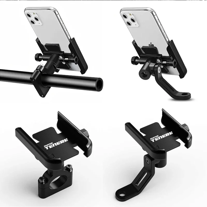 For TENERE 700 Tenere700 Super Tenere SuperTenere Motorcycle Phone Shock Absorbing Alloy Navigation Bracket Holder GPS