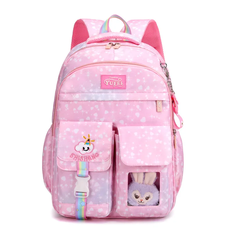 

Children School Bag For Girls Large Schoolbag Kawaii Primary School Backpack Kid Book BagWaterproof Travel Rucksack New fashion