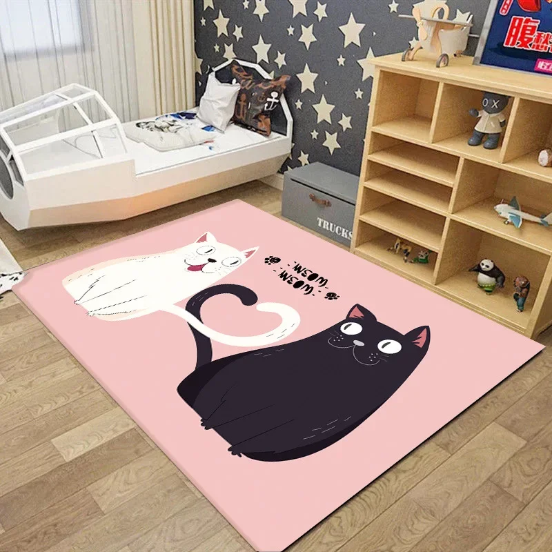 Cartoon Cute Game Carpet Living Room Bedroom Carpet Children's Game Carpet Early Education Crawling Mat Bathroom Non-slip Mat