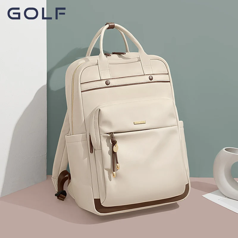 GOLF Backpack Women's  Korean Edition Trendy Oxford Canvas Fashion Versatile Women's Large Capacity Travel Bag