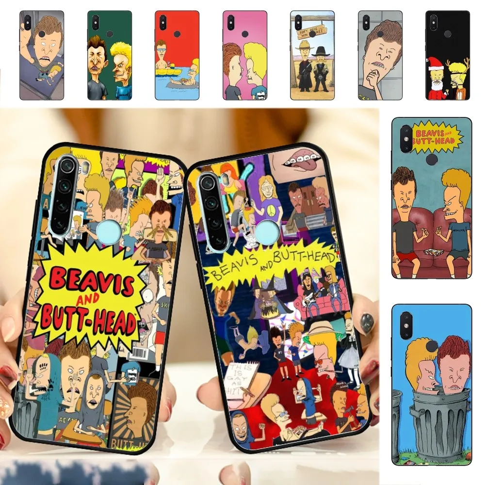 Cartoon Beavis And Butthead Phone Case For Redmi Note 4 X 5 A 6 7 8 T 9 9S 10 11 11S 11Epro Poco M3 pro