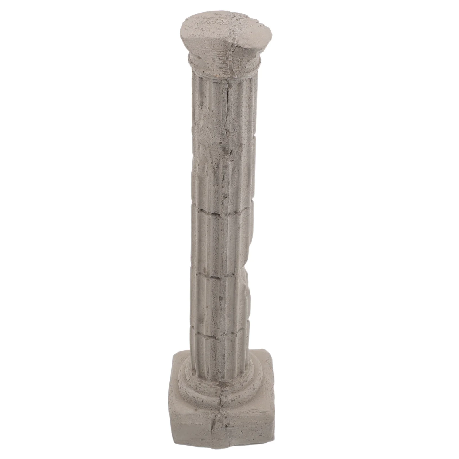 

Cement Roman Column Aquarium Decoration Pillar Fish Tank Ancient Pillar for Crabs Crayfish Guppy Durable Intricate Design