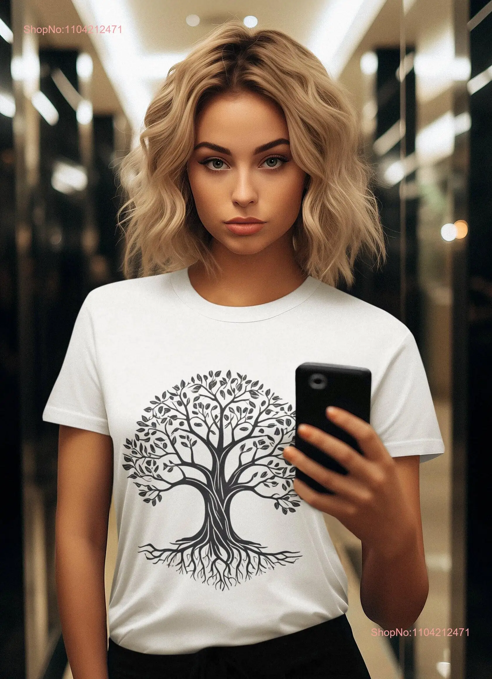 Intricate Tree of Life T Shirt Nature Lover's Unique ArT Stylish Design  long or short sleeves