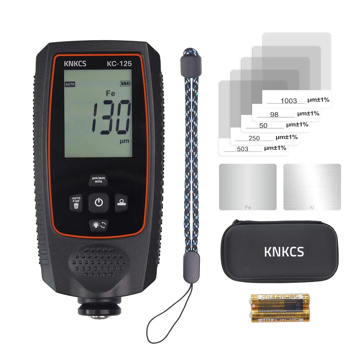 

Paint Thickness Gauge for Cars - Accurate Mil Tester for Iron/Aluminum/Zinc, Rotating Screen & Continuous Measurement