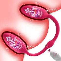 10 frequenza vibrante uovo Kegel palla telecomando punto G stimolatore vaginale Plug anale Butt Plug giocattoli erotici del sesso per coppia