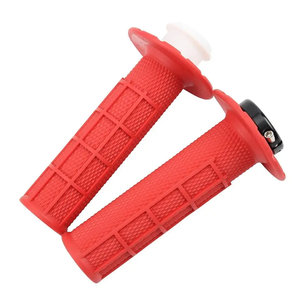 

1Pair 7/8" 22mm Motorcycle Universal Grips Snap-on Cam Lock-on Hand Grip with Self-Locking Function Handlebar Grips