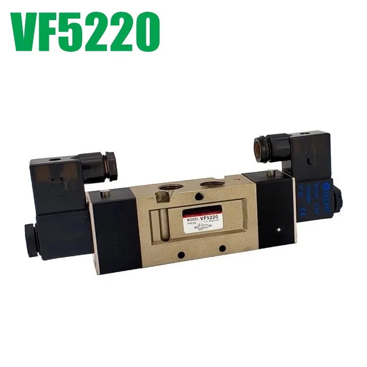 

Двухпозиционный пятиходовой электромагнитный клапан VF5220-dc24v-ac220v