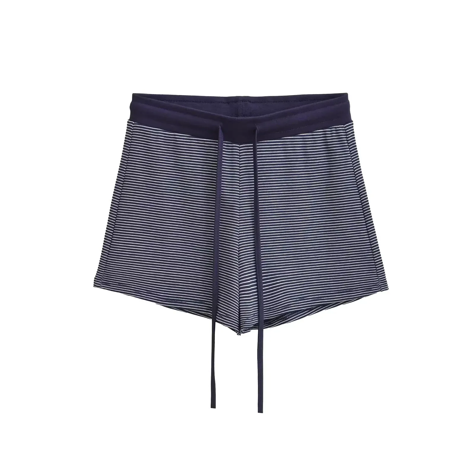 

Горячие сексуальные полосатые шорты с цветными блоками для девочек, брюки, новинка 2025 года, универсальные повседневные утягивающие спортивные брюки с низкой талией, модные XNNH