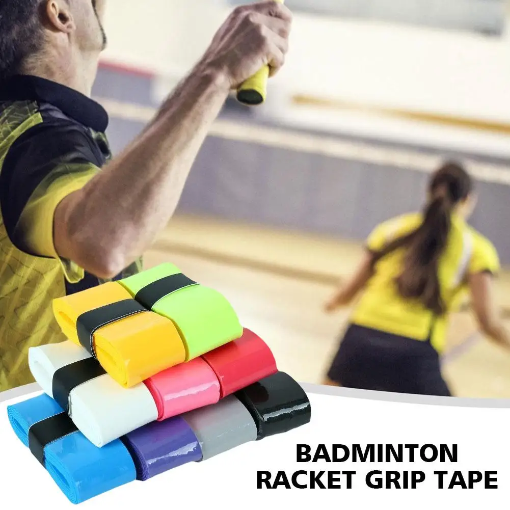 Badminton Racket Grip Tape Anti-slip Breathable Sweatband Sport Grips Tennis Over Rods Band Cycling Badminton Fishing Overg S1q3