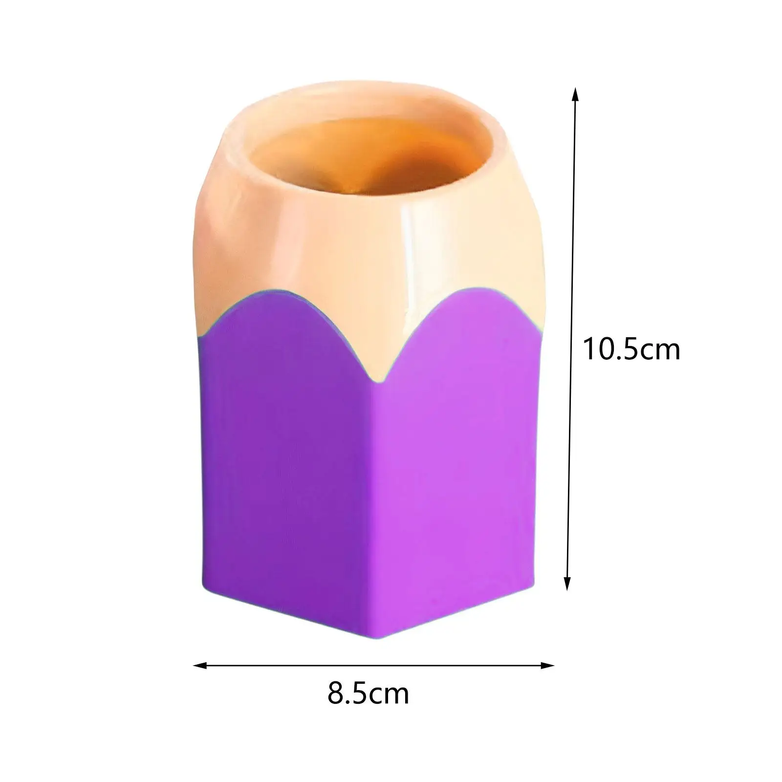 Lápis Tip Shape Storage Bucket, Make up Brush, Desk Organizer, Cute Table, 5X