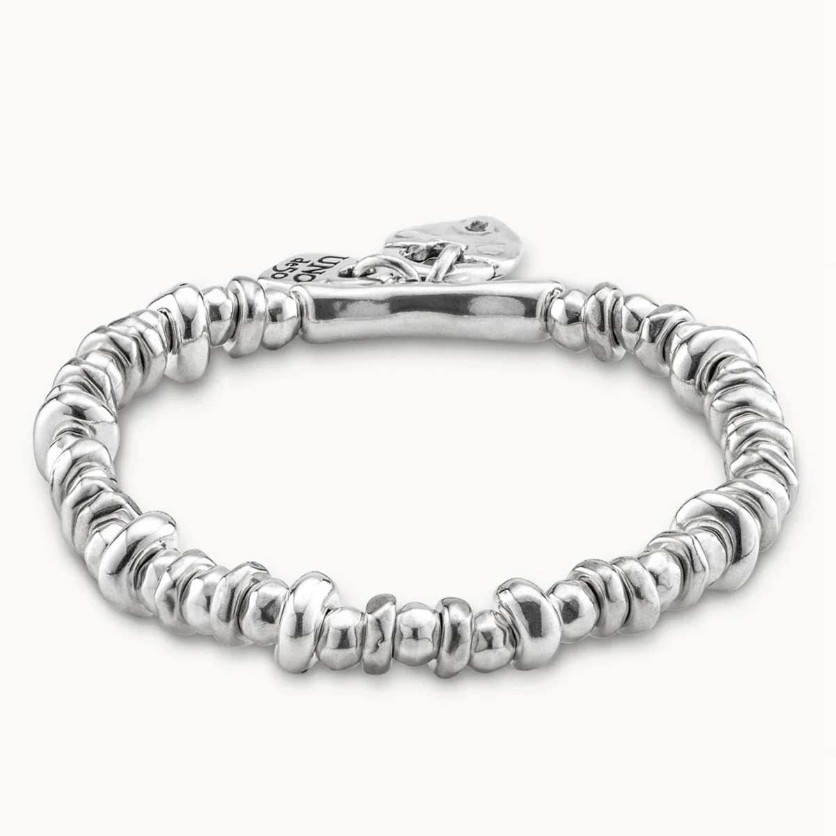 

Оригинальный новый UNOde50, модный простой темпераментный серебряный браслет на щиколотке, подвеска 2024, новый тренд, летний пляжный аксессуар, ювелирные изделия