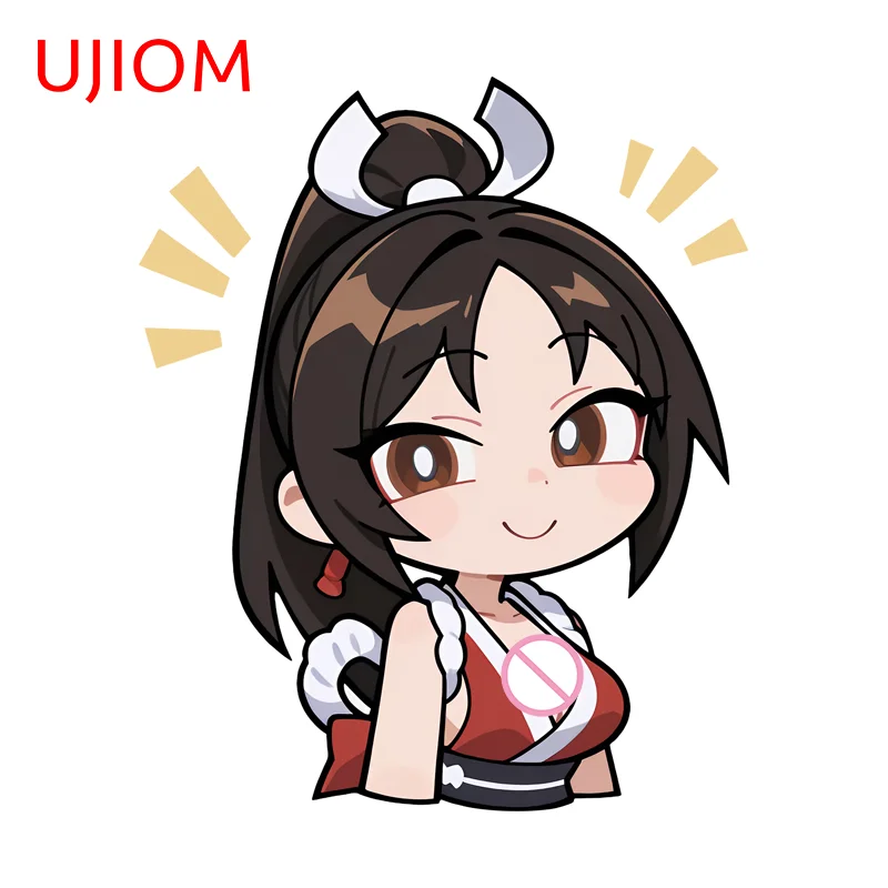UJIOM Mai Shiranui Cartoon Wall Sticker Game Room High Quality Waterproof Vinyl Decal Sitable for Laptop Wallpaper Home Decor